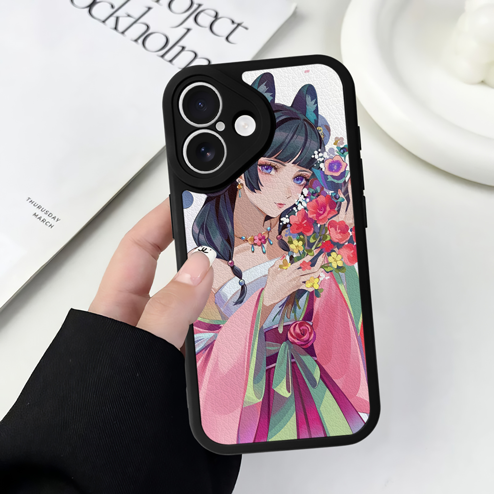 薬屋のひとりごと The Apothecary Diaries 【iPhone 16シリーズ対応】シリコンスマホケース（レザー調） 材質：シリコン